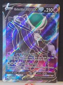 Pokemon - Shadow Rider Calyrex V (Full Art) - 171/198 - Chilling Reign - Holo NM - Image 2