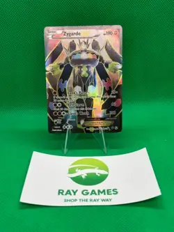 Pokemon TCG Zygarde EX 54a/124 Fates Collide Alternate Art Holo MP - Image 1