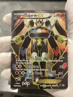 Pokemon TCG Zygarde EX 54a/124 Fates Collide Alternate Art Holo MP - Image 3