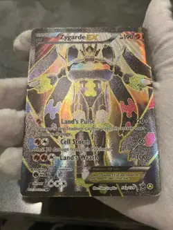Pokemon TCG Zygarde EX 54a/124 Fates Collide Alternate Art Holo MP - Image 4