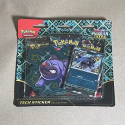 Pokemon TCG Paldean Fates Tech Sticker Collection - Maschiff SEALED - Image 1
