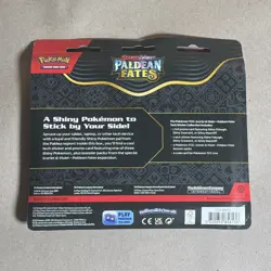 Pokemon TCG Paldean Fates Tech Sticker Collection - Maschiff SEALED - Image 2