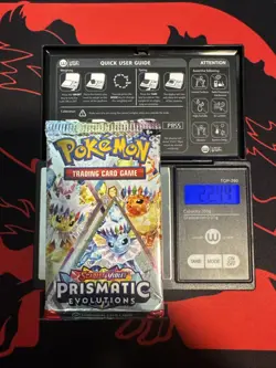 22.44g Heavy - Pokemon TCG S&V - Prismatic Evolution Booster Pack! Semi GOD U - Image 1