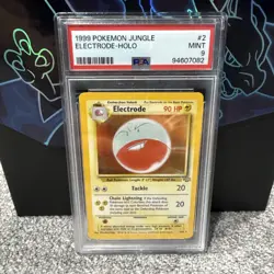 Pokemon TCG Electrode Jungle 2/64 Holo Rare PSA 9 - Image 1