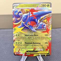 Pokemon Mega Heracross ex - 004/094 - ME: Phantasmal Flames Double Rare - NM - Image 1