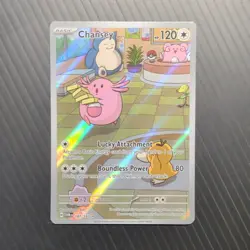 Pokemon Chansey 187/167 Sv06: Twilight Masquerade Illustration Rare Holo - Image 1
