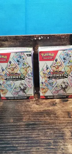 Pokemon TCG Scarlet & Violet Prismatic Evolutions Booster Bundle SEALED Lot Of 2 - Image 1