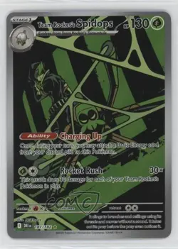 Team Rocket's Spidops Illustration Rare Pokemon Destined Rivals (DRI) #187 - Image 1