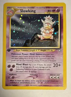 Slowking 14/111 Neo Genesis 1st Edition Holo Pokemon TCG - VLP - Image 1