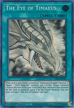 The Eye of Timaeus GFP2-EN183 - Ghost Rare - Near Mint 1st Edition YuGiOh! TCG - Image 1