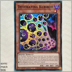 Detonating Kuriboh - SUDA-EN097 - Super Rare 1st Edition Yugioh - Image 1