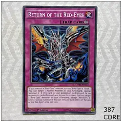 Return of the Red-Eyes - CORE-EN072 - Common 1st Edition Yugioh - Image 1