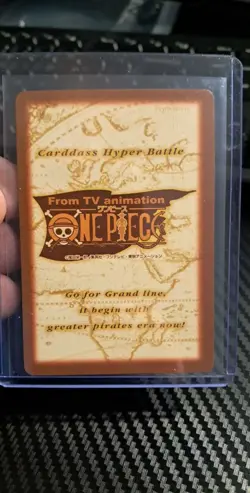 BANDAI One Piece Hyper Battle S89 ZORO HOLO FOIL SCARCE EARLY CARD - Image 2