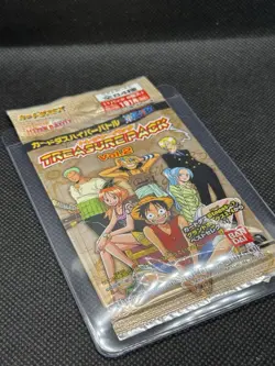 One Piece Carddass Hyper Battle Treasure Pack Vol.2 Sealed Booster Pack, RARE - Image 4
