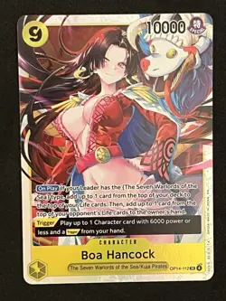 Boa Hancock OP14-112 Super Rare The Azure Sea's Seven One Piece 🔥 - Image 1
