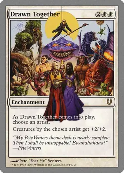 Drawn Together 1x MtG Unhinged UNH SP/NM - Image 1