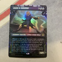 Krang & Shredder (Showcase FOIL) MTG: Teenage Mutant TMNT - SHIPS NOW! - Image 1