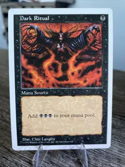 MTG Magic the Gathering 6th Edition (1997) - Dark Ritual - Image 1