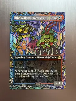 Don & Raph, Hard Science - 205 - MTG: Teenage Mutant Ninja Turtles - Borderless - Image 1