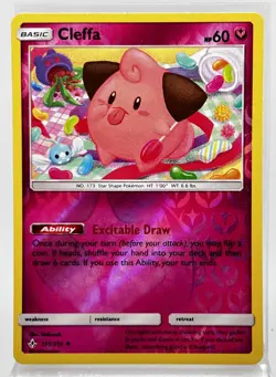 Cleffa Reverse Holo 131/214 Pokemon Card 2019 Unbroken Bonds LP - Image 1