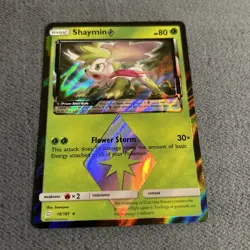 Pokemon TCG Shaymin Prism Star Sun & Moon Team Up 10/181 Holo Holo Rare NM/Mint - Image 2