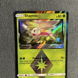 Pokemon TCG Shaymin Prism Star Sun & Moon Team Up 10/181 Holo Holo Rare NM/Mint - Image 3