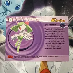 Kirlia #42 Pokemon Advanced Topps Holo Card 2003 NM - Image 2