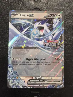 Pokemon TCG Lugia EX 082/131 Stamped Prismatic Evolutions Promo NM - Image 1