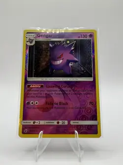 Pokemon Gengar 38/111 Sm-Crimson Invasion Reverse Holo Holo Rare 130HP Ability - Image 1