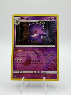 Pokemon Gengar 38/111 Sm-Crimson Invasion Reverse Holo Holo Rare 130HP Ability - Image 2