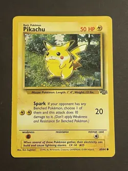 Pokemon TCG Pikachu Jungle Set Common 60/64 Near Mint - Image 1