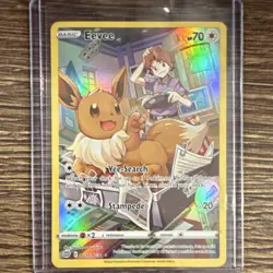 Pokemon Eevee Ultra Rare Holo TG11/TG30 Brilliant Stars Trainer Gallery Card - Image 1