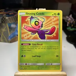 Pokemon TCG Shining Celebi SM79 Black Star Promo NM - Image 2