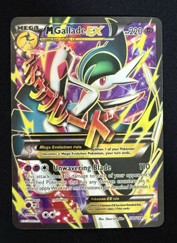 M Gallade EX 100/108 Full Art Ultra Rare Holo XY Roaring Skies Pokemon LP - Image 1