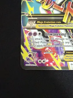 M Gallade EX 100/108 Full Art Ultra Rare Holo XY Roaring Skies Pokemon LP - Image 5