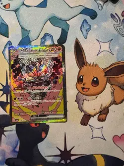 Cornerstone Mask Ogerpon ex SAR 216/187 sv8a Terastal Festival ex Pokemon Card - Image 1