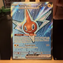Rotom ex 111/094 Phantasmal Flames Full Art Ultra Rare Holo Pokemon TCG MINT - Image 1