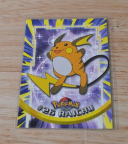 Pokemon TV Animation Edition #26 Raichu Topps Blue Label - Image 1
