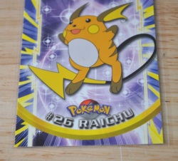 Pokemon TV Animation Edition #26 Raichu Topps Blue Label - Image 3