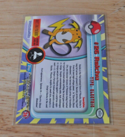 Pokemon TV Animation Edition #26 Raichu Topps Blue Label - Image 4