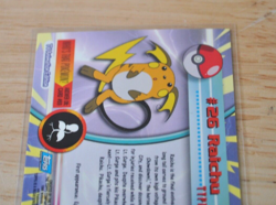 Pokemon TV Animation Edition #26 Raichu Topps Blue Label - Image 5