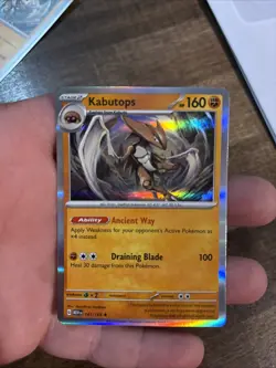 Kabutops 141/165 • Holo Rare • Scarlet & Violet 151 Pokemon TCG • NM/MT - Image 1
