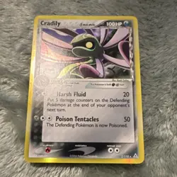 Pokemon Cradily EX Delta Species Holo 100HP 2/110 Pokemon Card 2006 - LP - Image 1