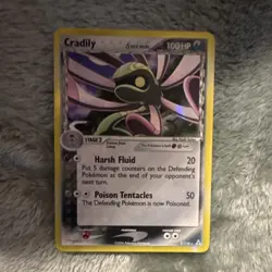 Pokemon Cradily EX Delta Species Holo 100HP 2/110 Pokemon Card 2006 - LP - Image 2
