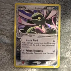 Pokemon Cradily EX Delta Species Holo 100HP 2/110 Pokemon Card 2006 - LP - Image 3