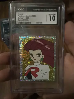 Pokemon Jessie S35 Holo Merlin Series 1 - CGC 10 - Image 1