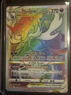Hisuian Samurott VSTAR 197/189 Astral Radiance Rainbow Secret Rare Pokemon NM - Image 1