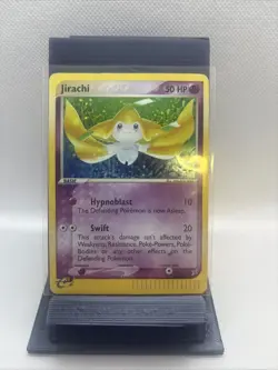 2004 POKEMON EX TEAM MAGMA VS TEAM AQUA #97 JIRACHI-HOLO RARE - Image 1