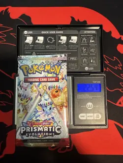 22.54g Heavy - Pokemon TCG S&V - Prismatic Evolution Booster Pack! Semi GOD U - Image 1