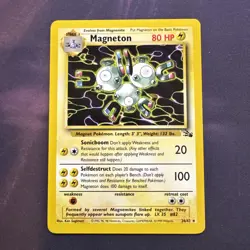 (LP) Pokemon TCG - Fossil Set - Magneton - (26/62) - Rare - Non Holo - Image 1